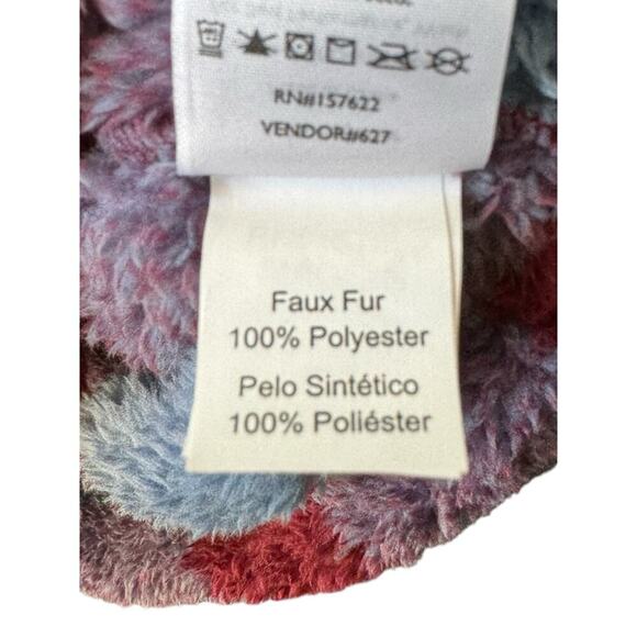 Eddie Bauer Ultra Plush Fleece Quarter Zip Sweatshirt Plaid Print Pullover SZ XL - Picture 9 of 11